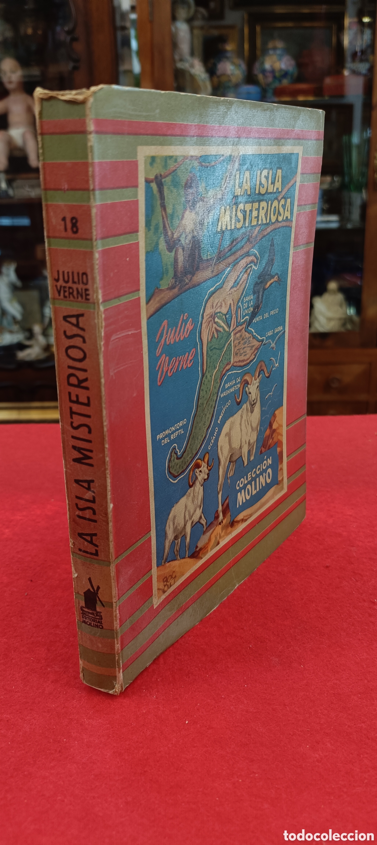 Libros: LA ISLA MISTERIOSA. JULIO VERNE. COLECCI&Oacute;N MOLINO. - Foto 1