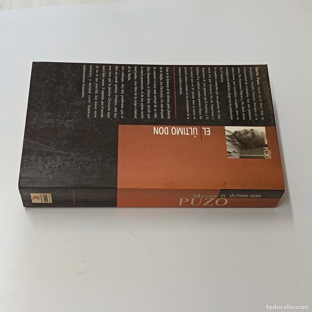 Libros: LIBRO EL ULTIMO DON. MARIO PUZO. GRUPO CORREO 1997. - Foto 2
