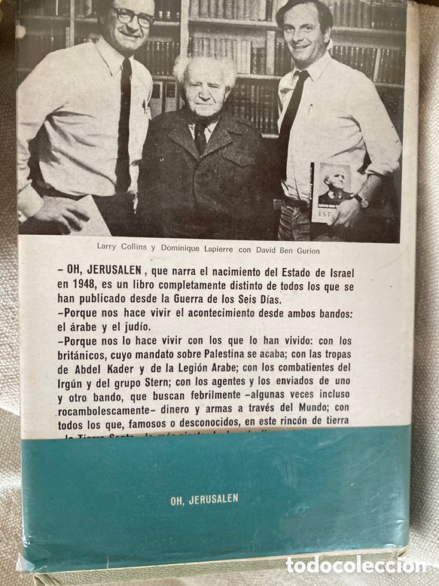 Libros: OH, JERUSAL&Eacute;N. EDICION ILUSTRADA. - DONINIQUE LAPIERRE/LARRY COLLINS - Foto 2