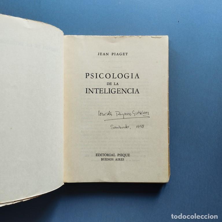 Libros: Psicolog&iacute;a de la Inteligencia. - Piaget, Jean. - Foto 2