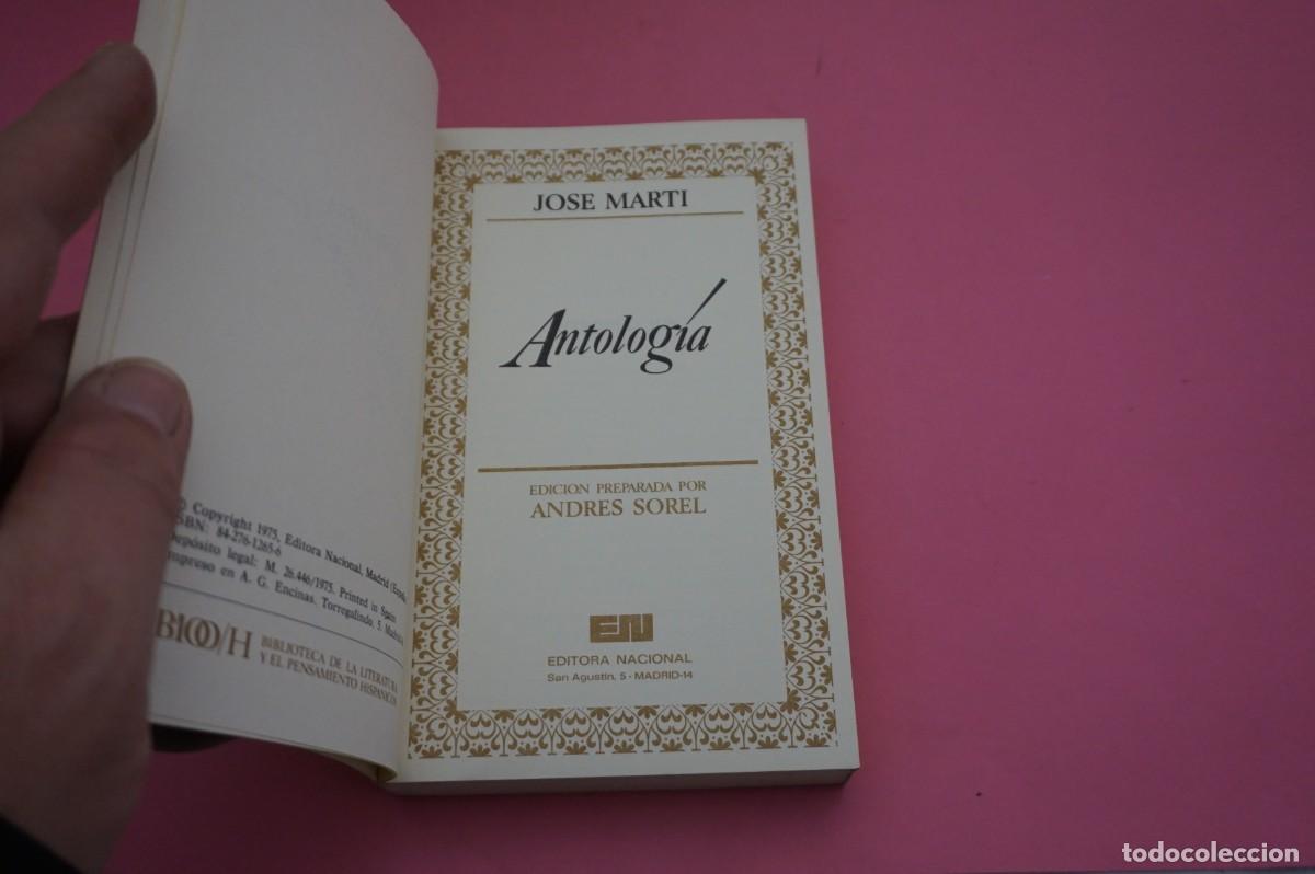 Libros: AR15C/ ANTOLOGIA - JOSE MARTI / EDITORA NACIONAL - Foto 2