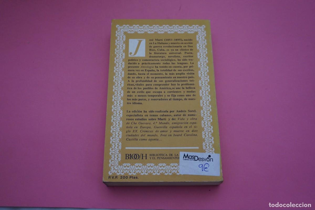 Libros: AR15C/ ANTOLOGIA - JOSE MARTI / EDITORA NACIONAL - Foto 5