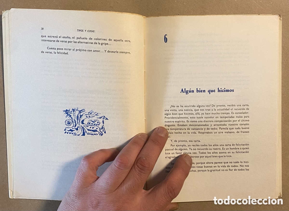 Libros: TIPOS Y COSAS. A. ORTEGA GAISAN. EDITORIAL EROS 1965. - Foto 4