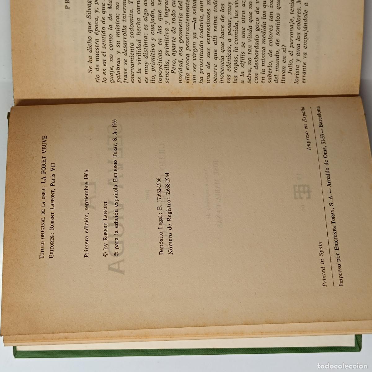 Libros: LIBRO LA SELVA VIUDA. G.C.SILVAGNI. TORAY 1966. - Foto 5