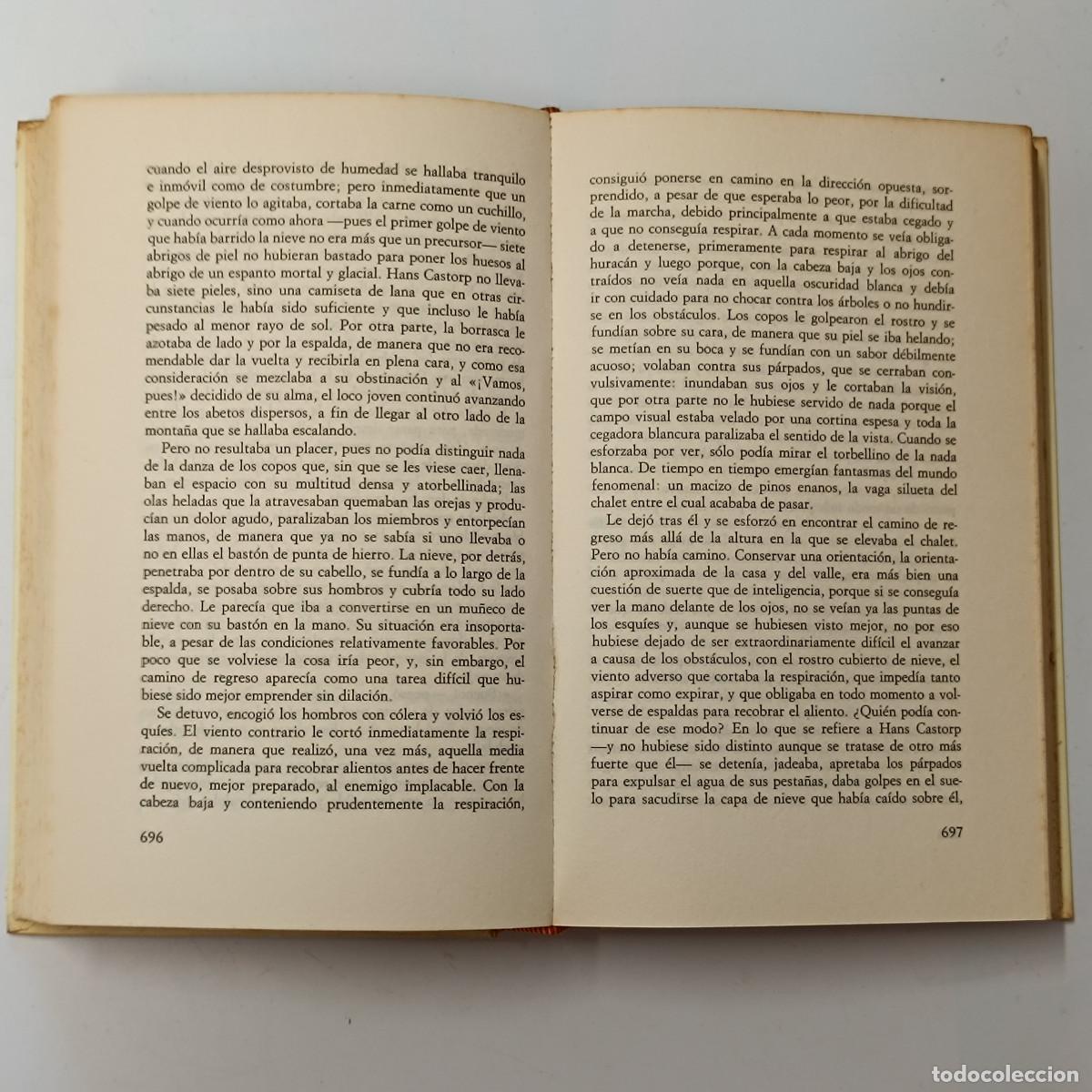 Libros: LIBRO LA MONTA&Ntilde;A MAGICA TOMO 2. THOMAS MANN. CIRCULO DE LECTORES 1969 - Foto 6