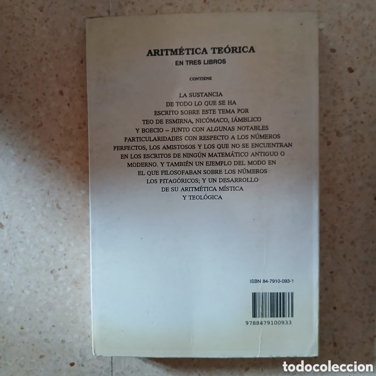 Libros: Aritmetica teorica de los pitagoricos, Thomas Taylor - Foto 2