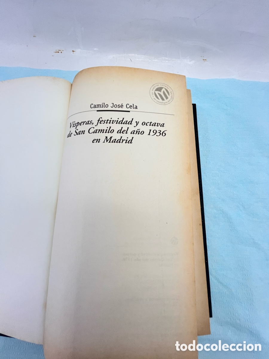 Libros: SAN CAMILO 1936 - Camilo Jos&eacute; Cela - Foto 2