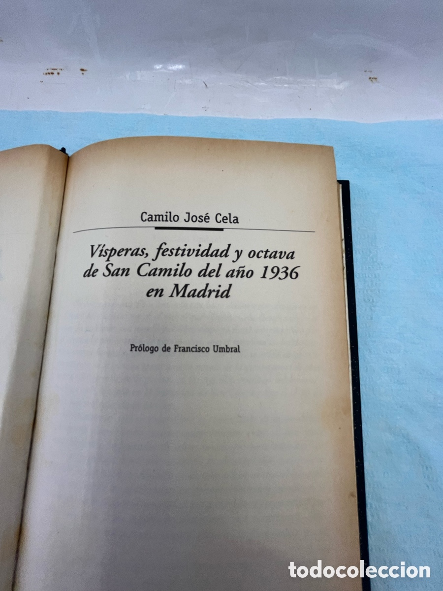 Libros: SAN CAMILO 1936 - Camilo Jos&eacute; Cela - Foto 4