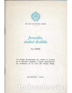 Libros: JERUSAL&Eacute;N CIUDAD DIVIDIDA - Sompe - Foto 1