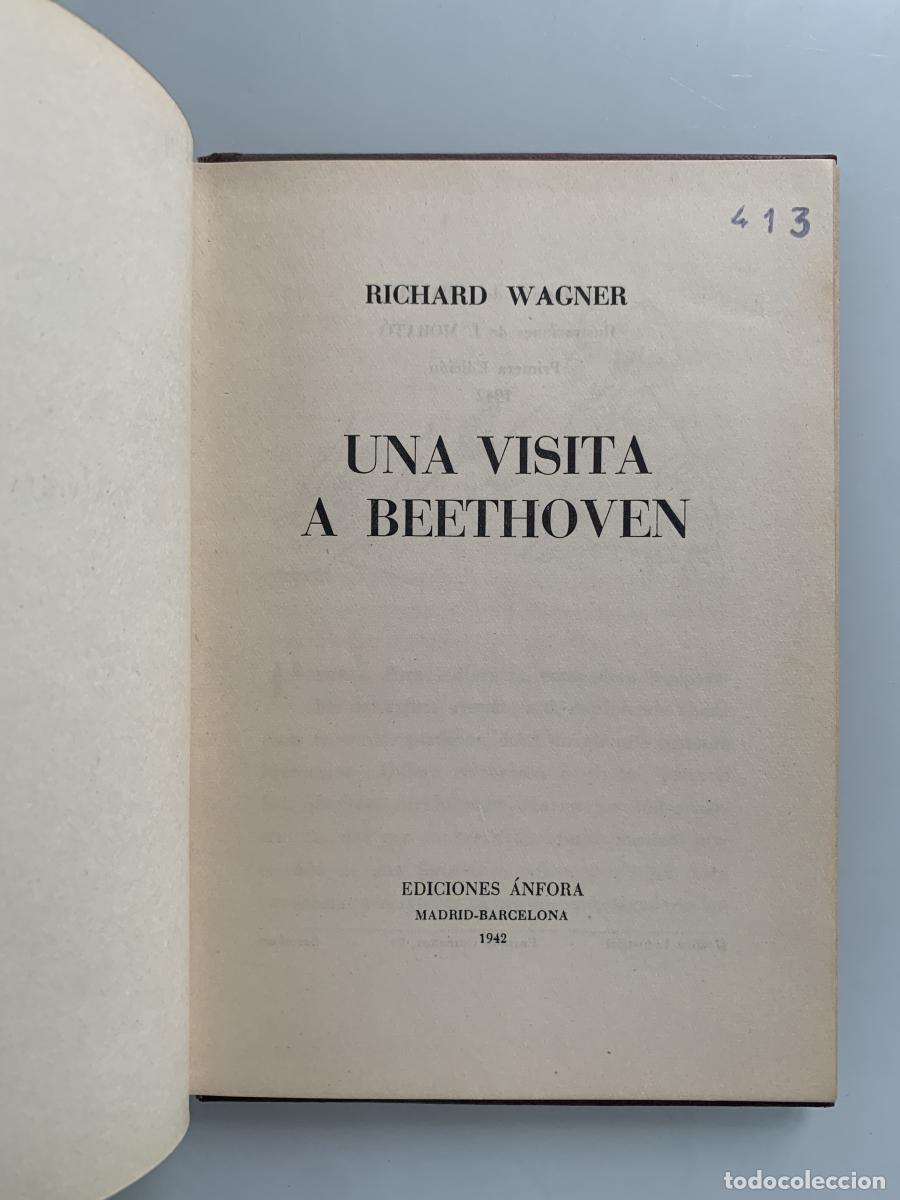 Libros: UNA VISITA A BEETHOVEN - Richard Wagner - Foto 2