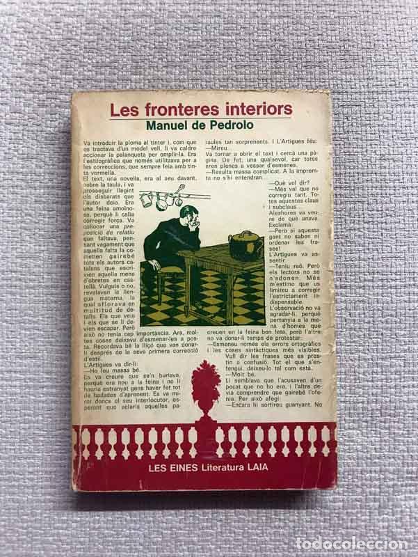 Libros: Les fronteres interiors - Manuel de Pedrolo - Foto 1
