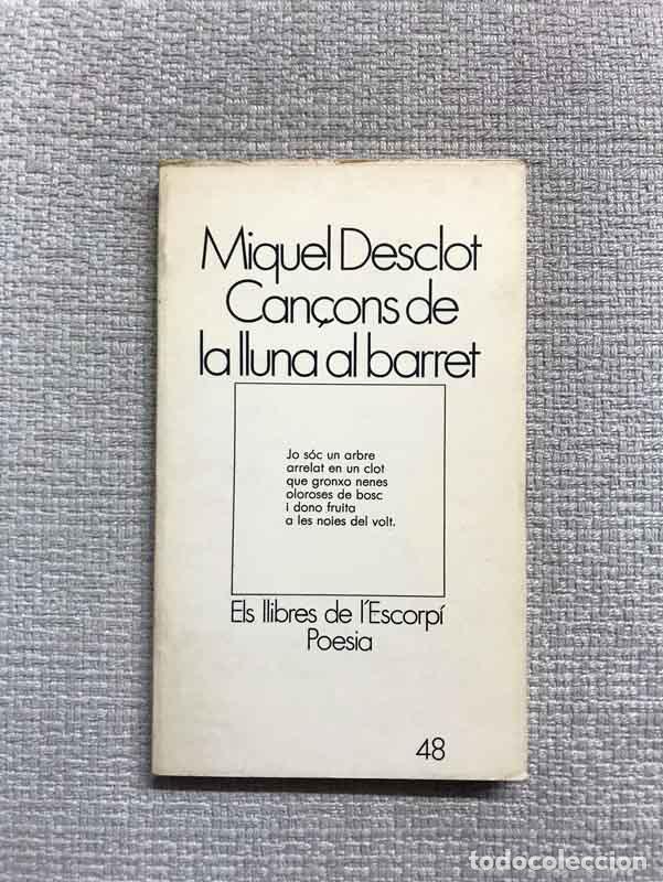 Libros: Can&ccedil;ons de la lluna al barret - Miquel Desclot - Foto 1
