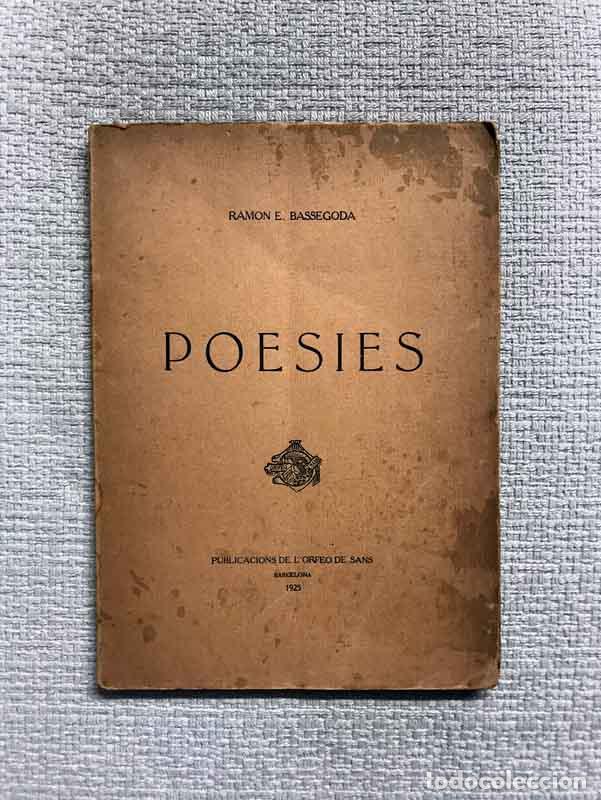 Libros: Poesies - Ramon Bassegoda - Foto 1