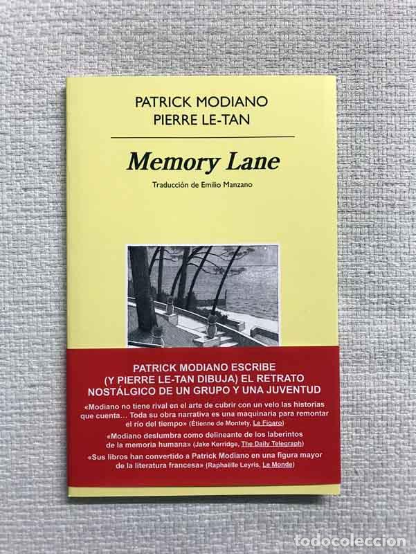 Libros: Memory Lane - Patrick Modiano / Pierre Le-Tan - Foto 1