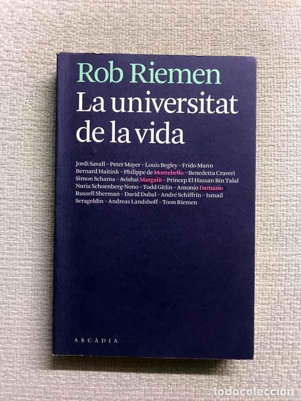 Libros: La universitat de la vida - Rob Riemen - Foto 1