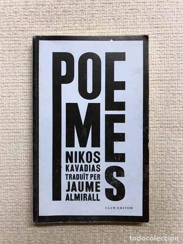 Libros: Poemes - Nikos Kavadias - Foto 1