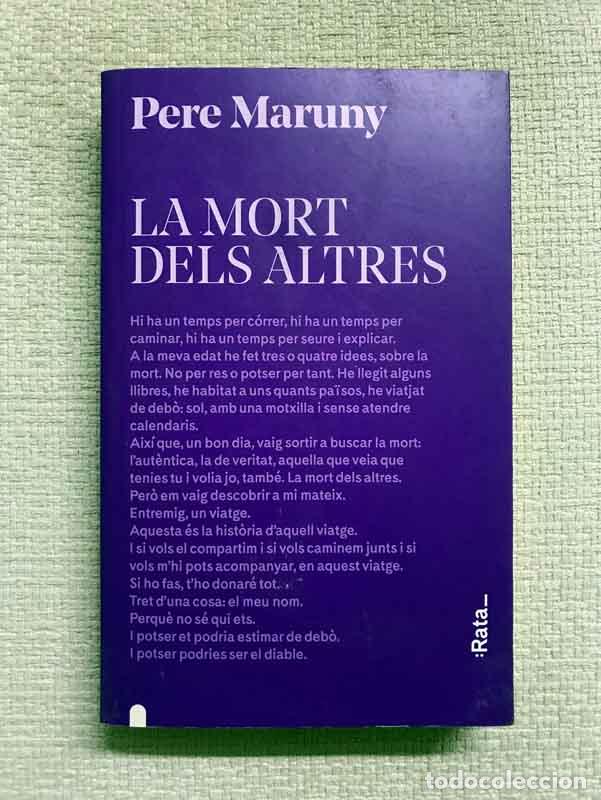 Libros: La mort dels altres - Pere Maruny - Foto 1