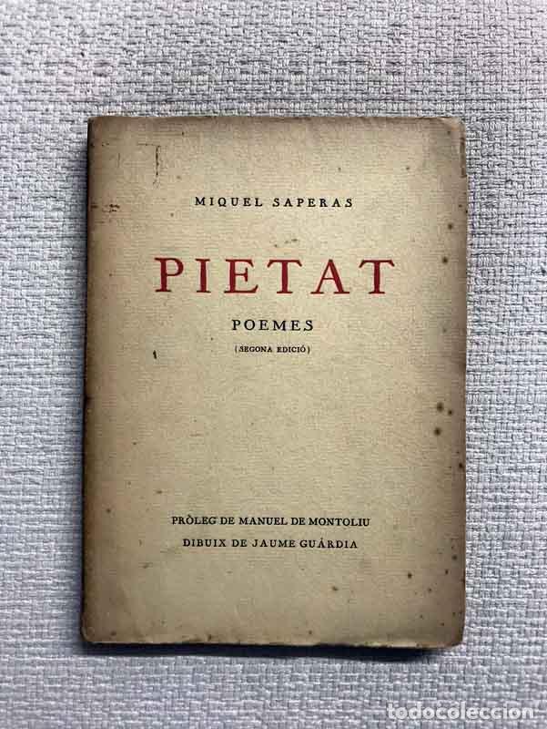 Libros: Pietat - Miquel Saperas - Foto 1