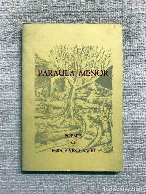 Libros: Paraula menor - Pere Vives i Sarri - Foto 1