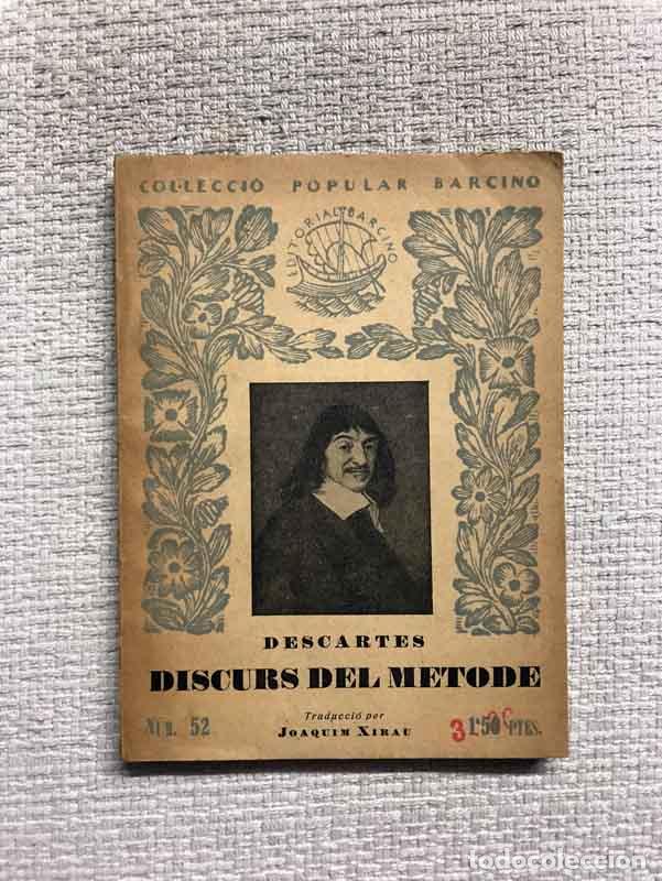 Libros: Discurs del m&egrave;tode - Descartes - Foto 1