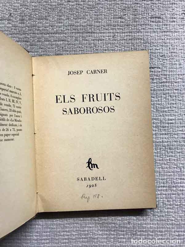 Libros: Els fruits saborosos - Josep Carner - Foto 3