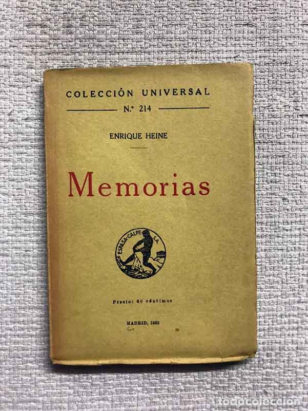 Libros: Memorias - Enrique Heine - Foto 1