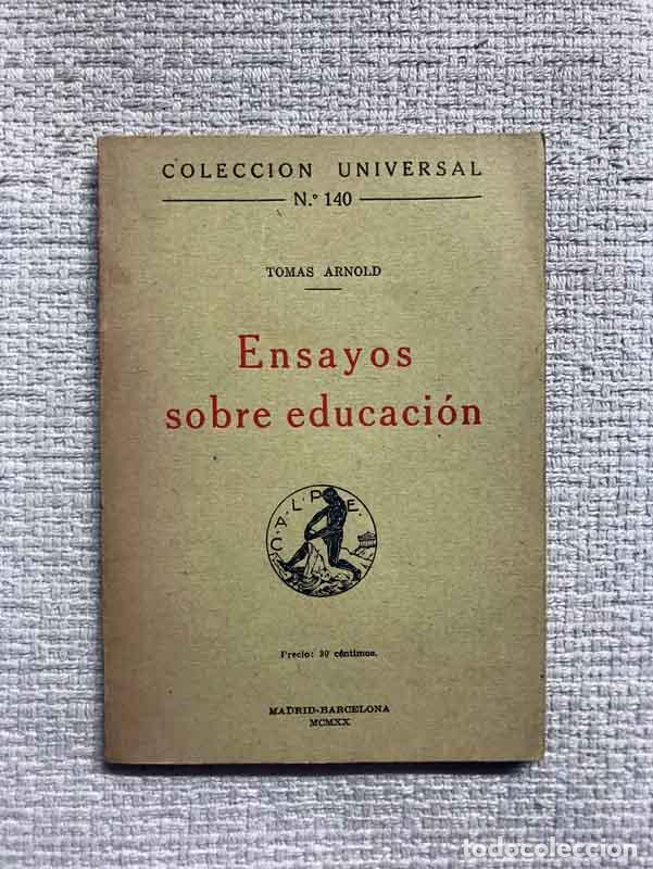 Libros: Ensayos sobre educaci&oacute;n - Tomas Arnold - Foto 1