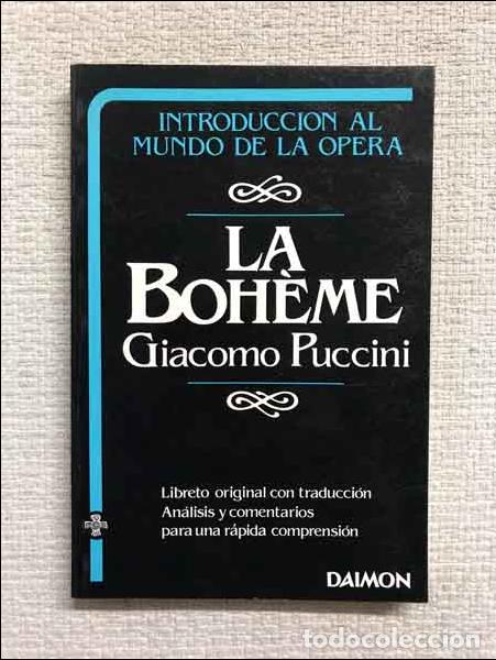 Libros: La Boh&egrave;me - Giacomo Puccini - Foto 1