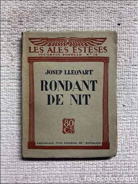 Libros: Rondant de Nit - Josep Lleonart - Foto 1