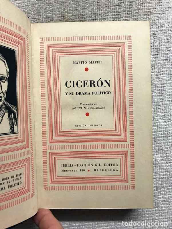 Libros: cicer&oacute;n y su drama pol&iacute;tico - Maffio Maffii - Foto 3