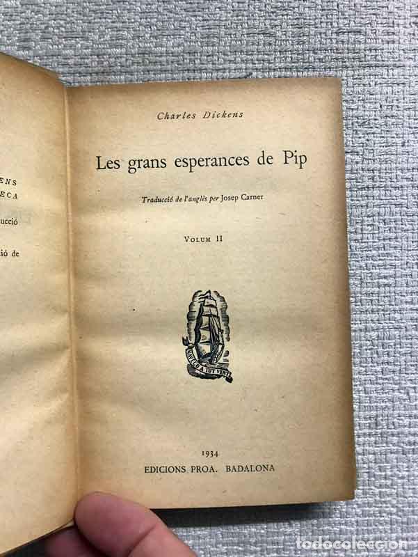Libros: Les grans esperances de Pip. Volum II - Charles Dickens - Foto 3