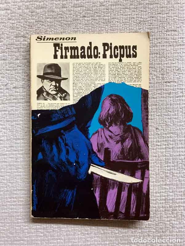 Libros: Firmado: Picpus - Georges Simenon - Foto 1