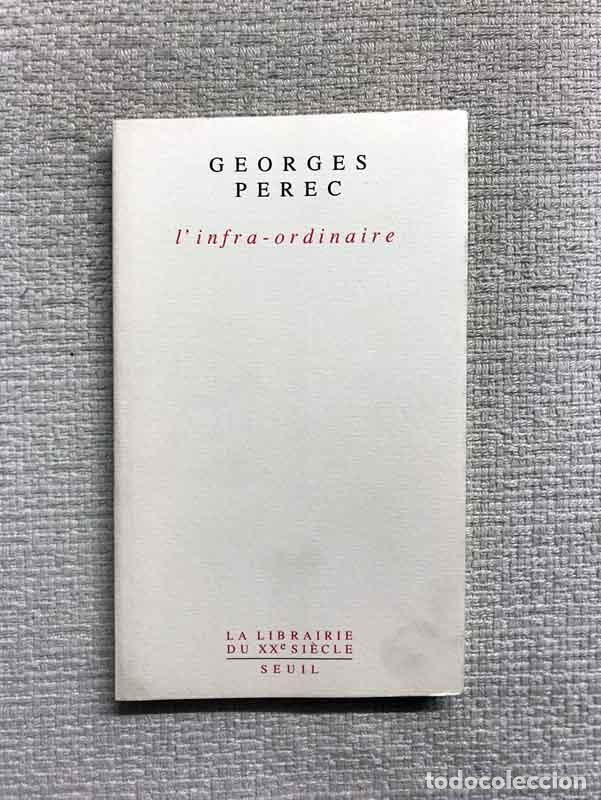 Libros: LInfra-ordinaire - Georges Perec - Foto 1