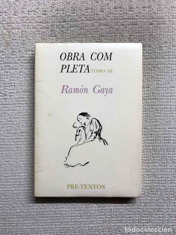 Libros: Obra completa. Tomo III - Ram&oacute;n Gaya - Foto 1