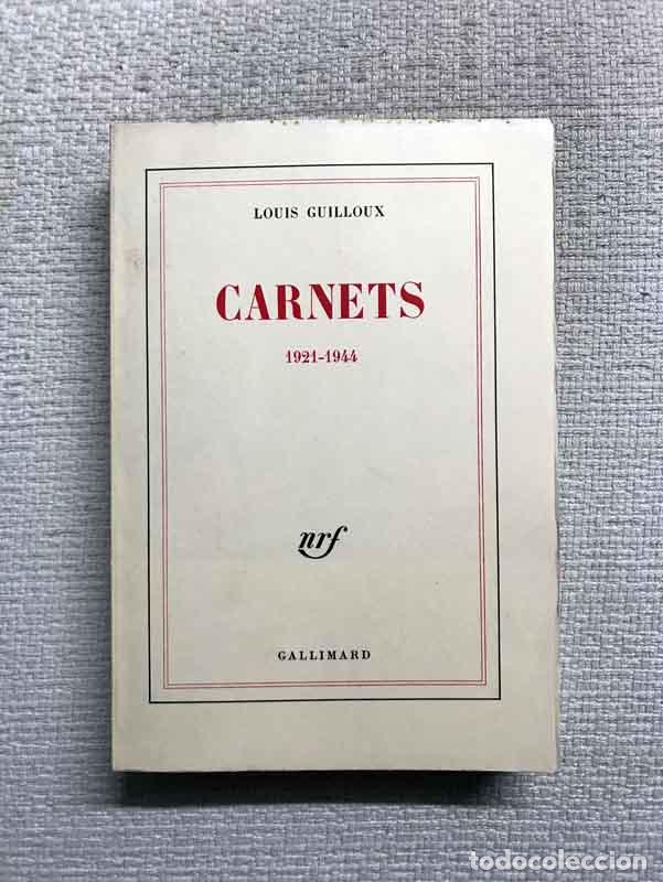 Libros: Carnets (1921-1944) - Louis Guilloux - Foto 1