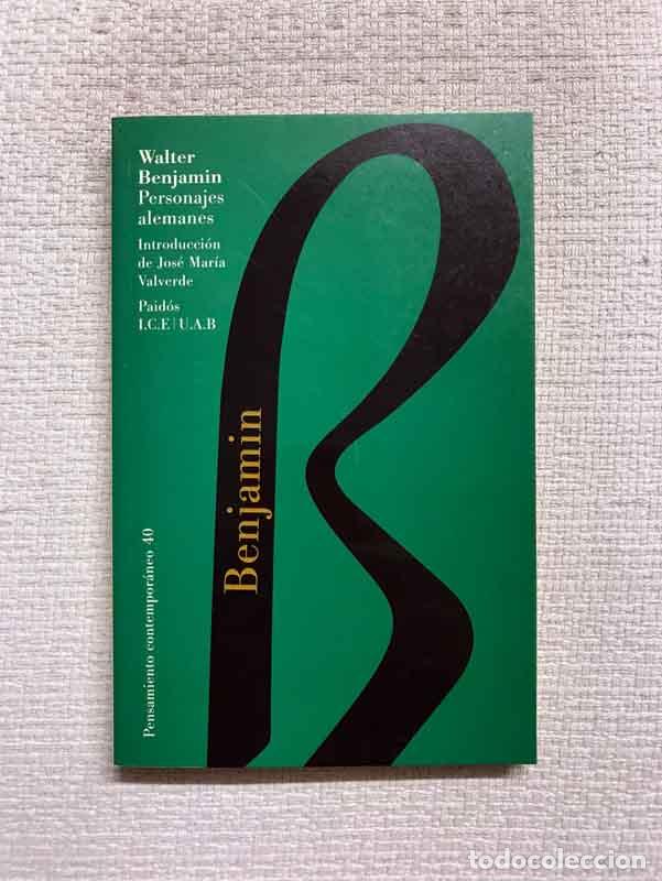 Libros: Personajes alemanes - Walter Benjamin - Foto 1