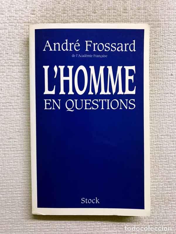 Libros: Lhomme en questions - Andr&eacute; Frossard - Foto 1