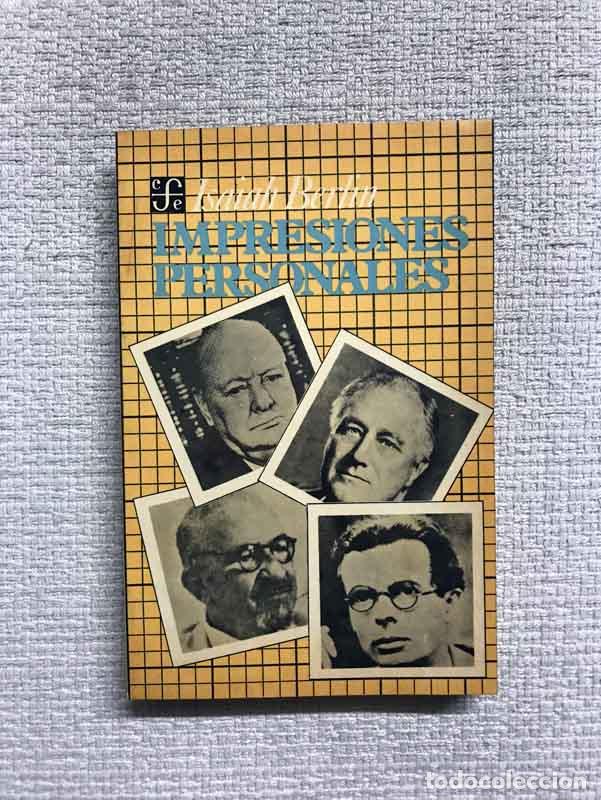 Libros: Impresiones personales - Isaiah Berlin - Foto 1