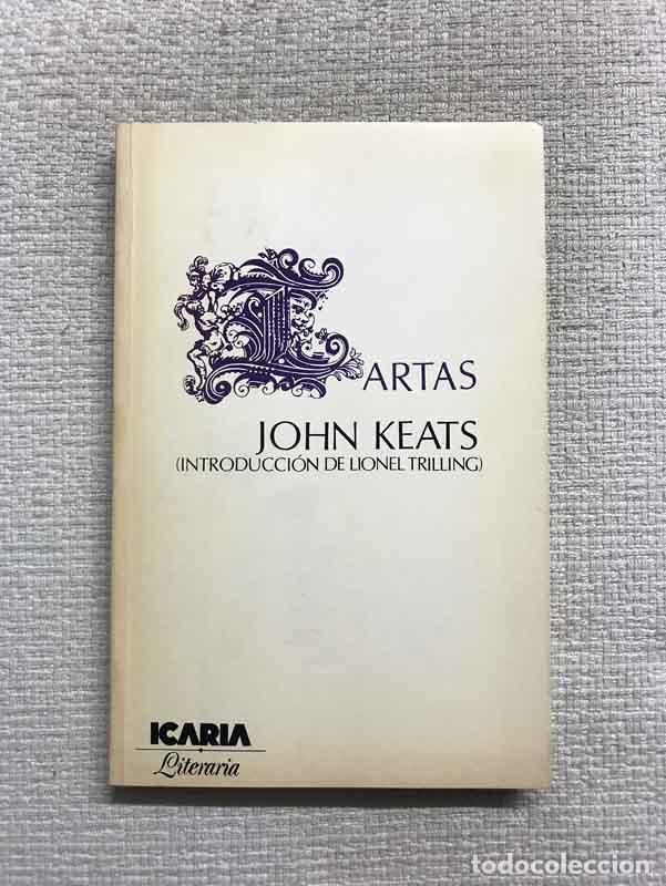 Libros: Cartas (introducci&oacute;n de Lionel Trilling) - John Keats - Foto 1