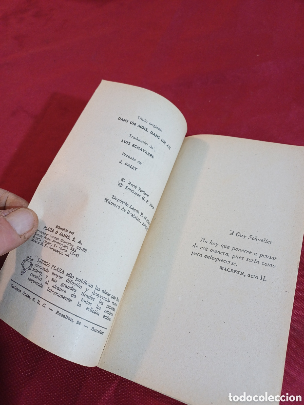 Libros: LIBRO, DENTRO DE UN MES, DENTRO DE UN A&Ntilde;O, 1964 - Foto 5