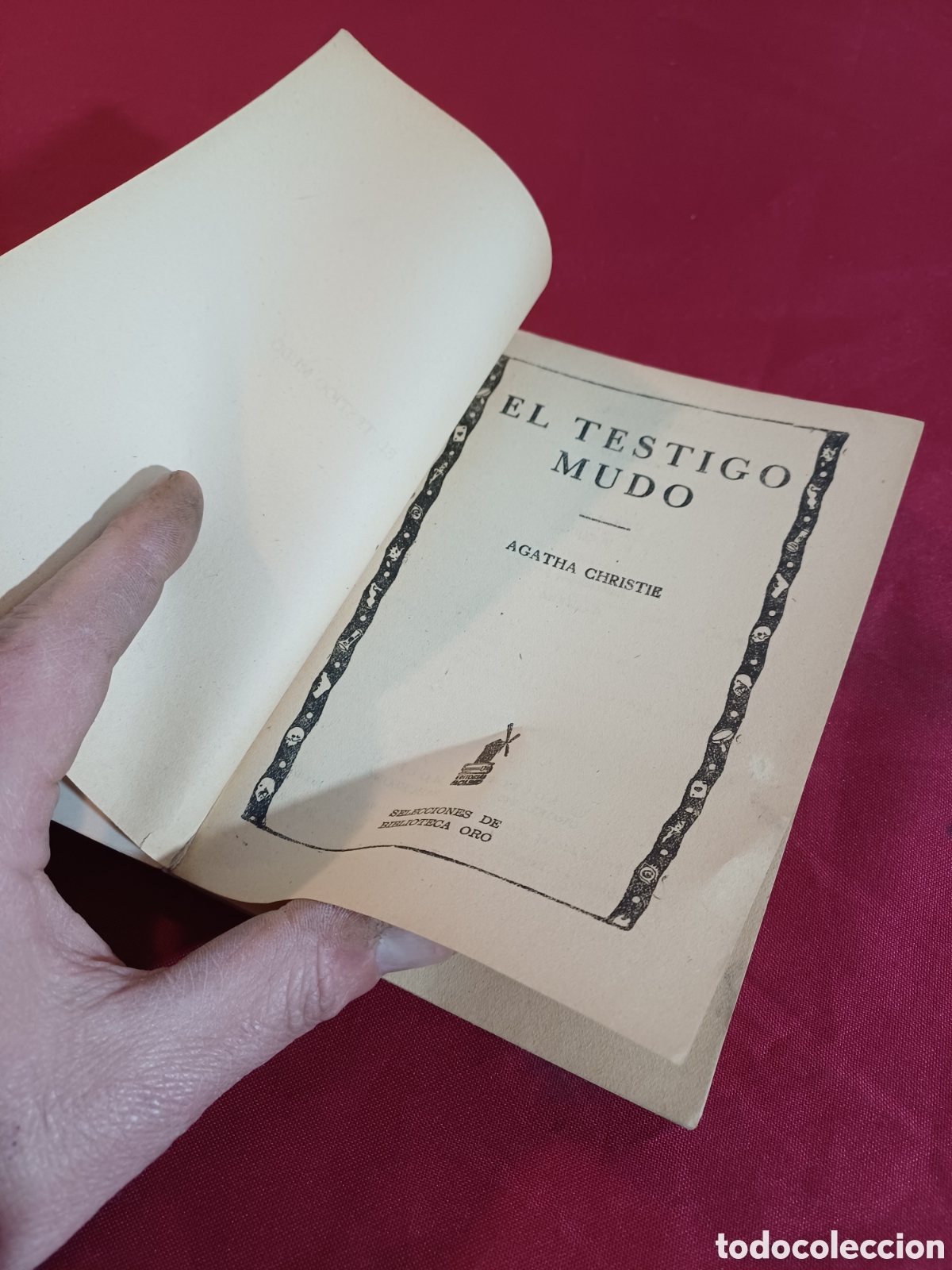 Libros: LIBRO, EL TESTIGO MUDO, AGATHA CHRISTIE, 1958 - Foto 2