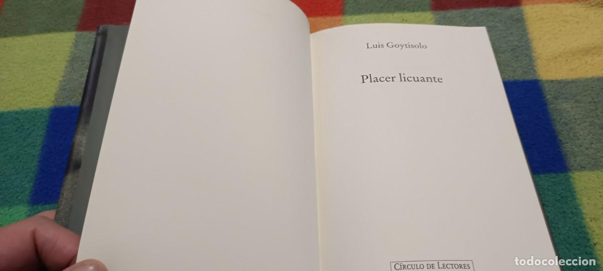 Libros: Placer licuante, Luis Goytisolo, - Foto 7
