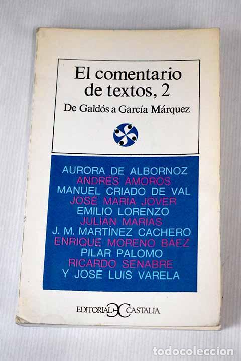 Libros: El comentario de textos, 2 - Foto 1