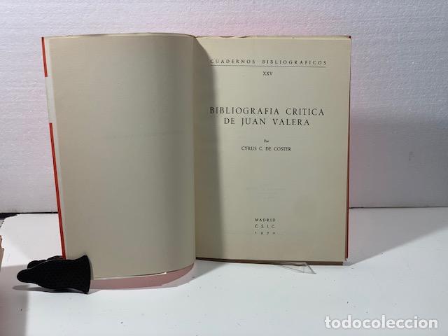 Libros: BIBLIOGRAFIA CRITICA DE JUAN VALERA - Foto 2