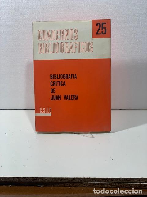 Libros: BIBLIOGRAFIA CRITICA DE JUAN VALERA - Foto 1