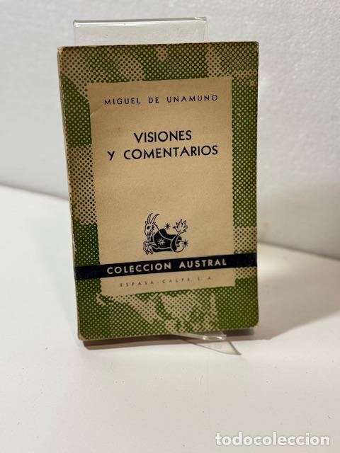 Libros: VISIONES Y COMENTARIOS MIGUEL DE UNAMUNO - Foto 1
