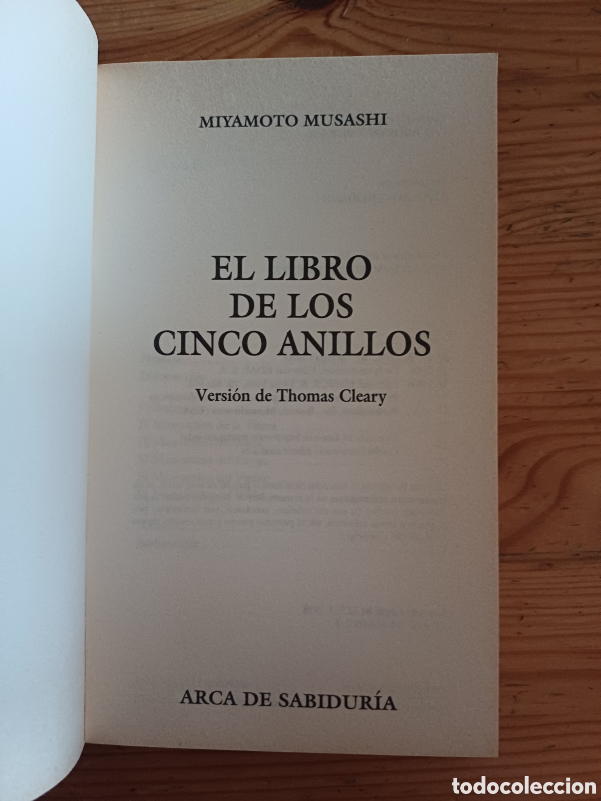 Libros: El libro de los cinco anillos Miyamoto Musashi Version de Thomas Cleary Arca de Sabiduria - Foto 2
