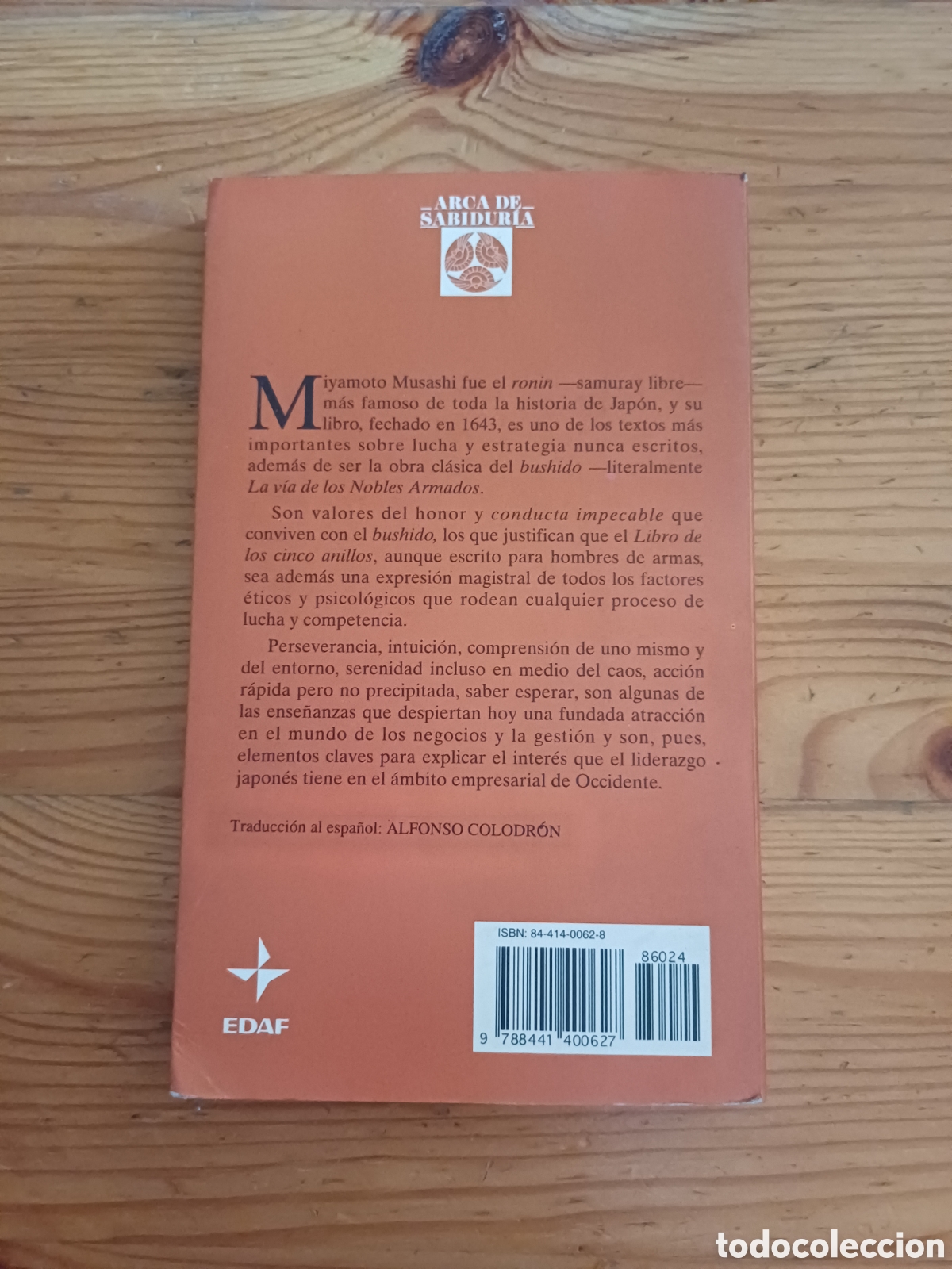 Libros: El libro de los cinco anillos Miyamoto Musashi Version de Thomas Cleary Arca de Sabiduria - Foto 3