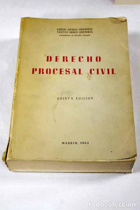 Libros: Derecho procesal civil.- G&oacute;mez Orbaneja, Emilio - Foto 1