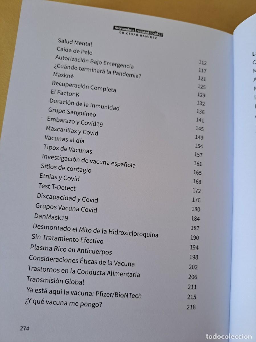 Libros: CESAR RAMIREZ - ACERCANDO LA REALIDAD COVID-19 - 2020 - Foto 4